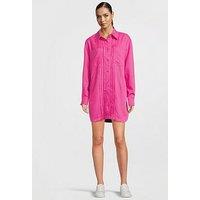 Boss Orange Janjura Shirt Dress - Pink