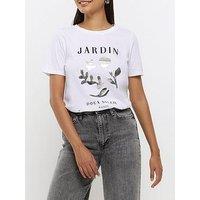 River Island Jardin T-Shirt - White