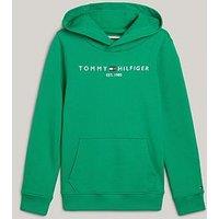 Tommy Hilfiger Boys Essential Hoodie - Olympic Green