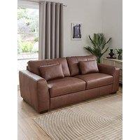 Very Home Arden 4 Seater Leather Sofa