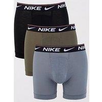 Nike Underwear Mens 3Pk Briefs-Black