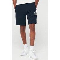 Armani Exchange Ax Logo Jersey Short - Navy