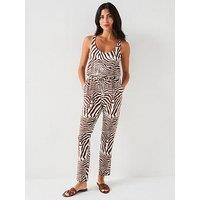 Everyday Sleeveless Jumpsuit - Print