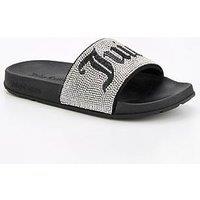 Juicy Couture Donna Diamante Slide - Black