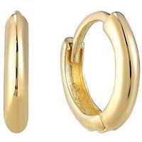 Love Gold 9Ct Gold 10Mm Tiny Huggie Earrings