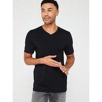 Everyday Men'S Essential V-Neck T-Shirt - Black