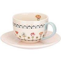 Cath Kidston Painted Table Teacup & Saucer Set