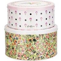 Cath Kidston Painted Table Cake Tins - Set Of 2