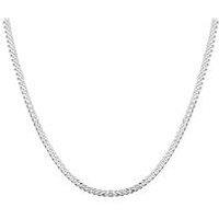 The Love Collection Men'S Sterling Silver 1/4Oz Curb Necklace