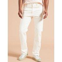 Levi'S 551 Relaxed Straight Fit Jeans - Ecru Unlimited - Light Cream