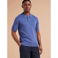 Levi'S Short Sleeve Knitted Polo Shirt - Blue