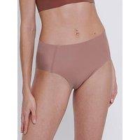 Sloggi Zero Feel 2.0 High Waist Briefs - Cacao Brown