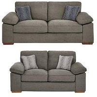 Very Home Dexter 3 Seater + 2 Seater Sofa Set (Buy And Save!) - Charcoal