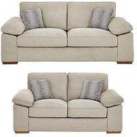 Very Home Dexter 3 Seater + 2 Seater Sofas (Buy And Save!) - Stone
