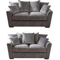 Very Home Betsy 3 Seater + 2 Seater Scatter Back Sofa Set (Buy And Save!)