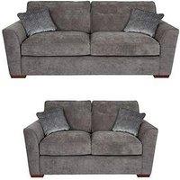 Very Home Betsy 3 Seater + 2 Seater Standard Back Sofa Set (Buy And Save!)
