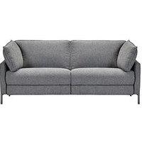 Very Home Ava Fabric 2 Seater Power Recliner Sofa - Dark Grey