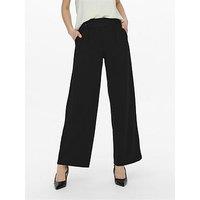 Jdy Tailored Button Detail Trouser - Black