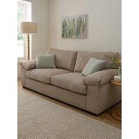 Very Home Amalfi Standard Back 2 Seater Fabric Sofa - Cream - Fsc Certified