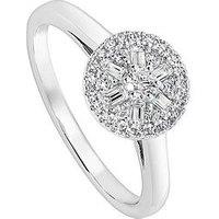 Created Brilliance Lottie , 9Ct White Gold 0.36Ct Tw Lab Grown Diamond Ring
