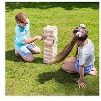 Grasshopper Games Giant Wooden Stack 'N' Fall Game