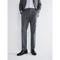 River Island Plain Slim Suit Trousers - Grey