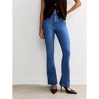 New Look Waist Enhance Quinn Bootcut Jeans - Blue