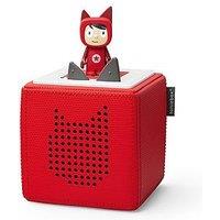 Tonies Toniebox Starter Set Bundle With Carry Case & Headphones - Red