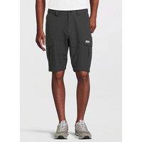 Helly Hansen Mens Quick Dry Cargo Shorts 11" - Black