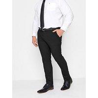 Badrhino Plain Suit Trousers - Black
