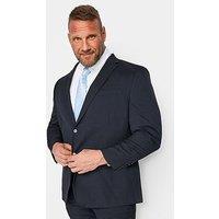 Badrhino Plain Suit Jacket - Blue