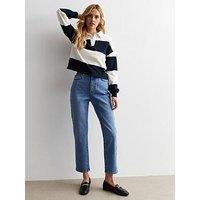 New Look Blue Hannah Ankle Grazer Straight Leg Jeans