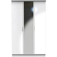 Swift Adair Ready Assembled Triple Mirror Wardrobe