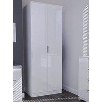 Swift Adair Ready Assembled 2 Door Wardrobe - Matt White