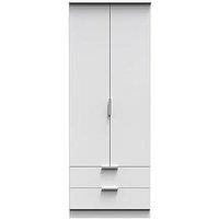 Swift Adair Ready Assembled 2 Door 2 Drawer Wardrobe