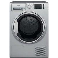 Hotpoint Crease Care Ntm1192Sskuk 9Kg Heat Pump Freestanding Tumble Dryer - Silver