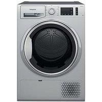 Hotpoint Crease Care Ntm1182Sskuk 8Kg Heat Pump Freestanding Tumble Dryer - Silver