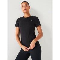 Gym + Coffee Women'S Training Relentless Tee - Black