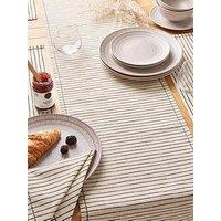 Very Home Natural Striped Table Runner
