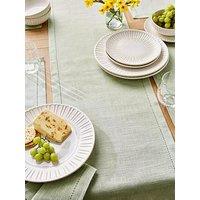 Very Home Linen Table Runner In Sage