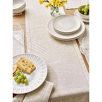 Very Home Linen Table Runner In Stone