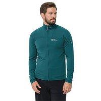 Jack Wolfskin Mens Prelight Zip Fleece - Green