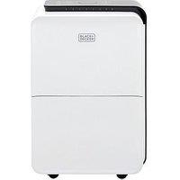 Black & Decker 30L Dehumidifier, 24 Hour Timer, 4L Water Tank, White, Bxeh60008Gb