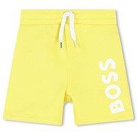 Boss Baby Boys Logo Jog Shorts - Straw Yellow