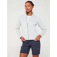 Jack Wolfskin Womens Alpgrat Zip Fleece - Grey