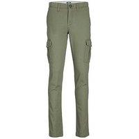 Jack & Jones Junior Boys Marco Joe Cargo Trousers - Oil Green