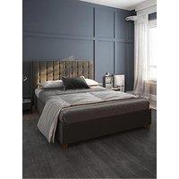 Dorel Home Emily King Linen Upholstered Bed