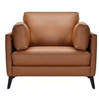 Very Home New Sasha Leather/Faux Leather Armchair - Tan