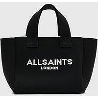 Allsaints Izzy Logo Print Knitted Mini Tote Bag
