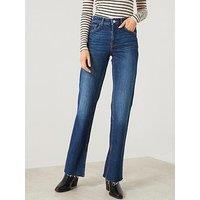 Mango Flared Design Medium Waist Jeans